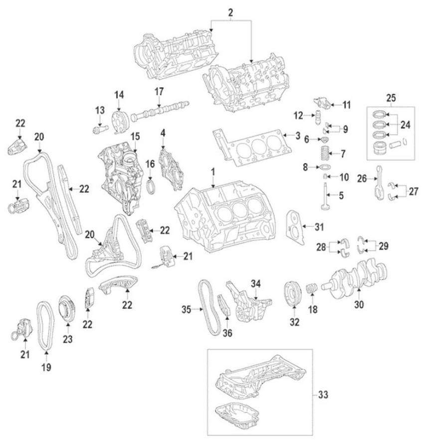 Engine Camshaft - Driver Left